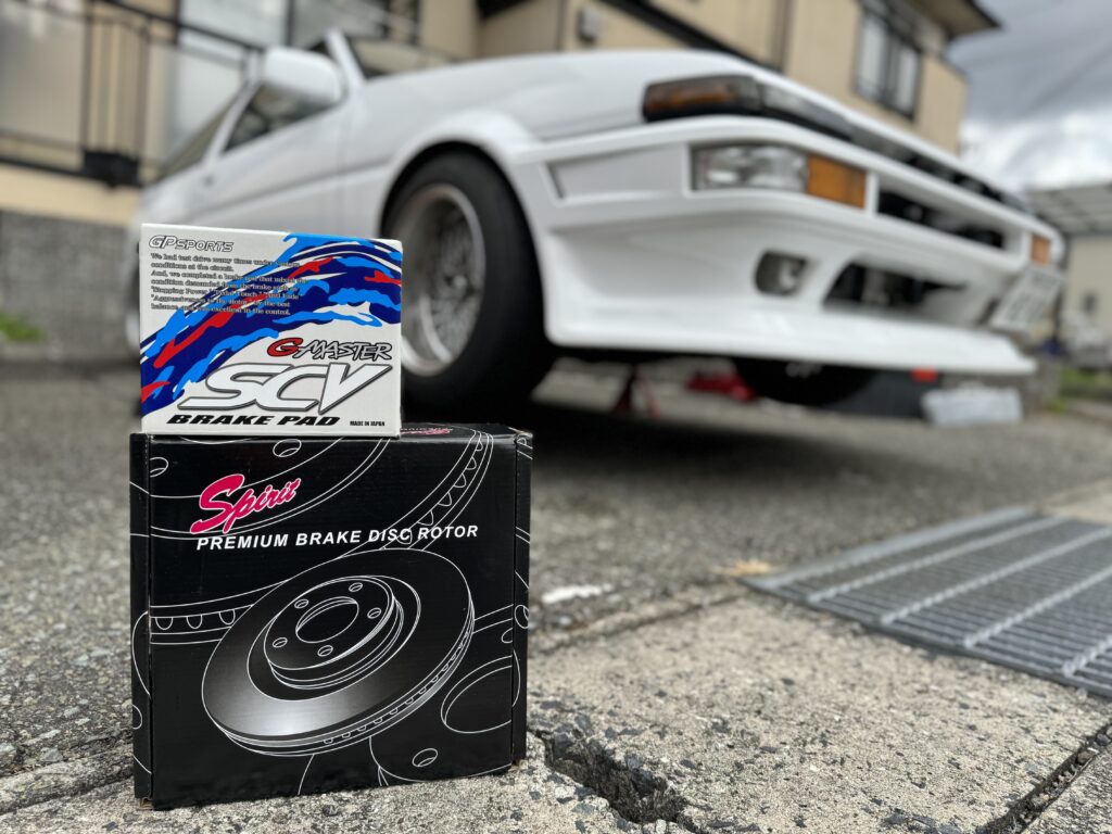 AE86フロントハブ＆ブレーキオーバーホール【完全リフレッシュ